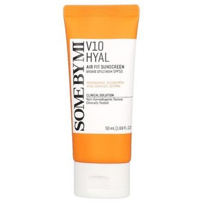 SOME BY MI V10 히알 에어 핏 자외선 차단제 SPF 50 50ML 1.69FL oz), 1개