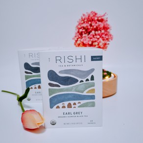 리쉬 얼그레이 Rishi Tea Eal Gey 15티백 /당일발송/무료배송, 1개, 15개입, 49.5g