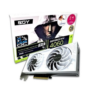 갤럭시 갤럭시 BOY 지포스 RTX 4060 Ti WHITE OC D6 8GB