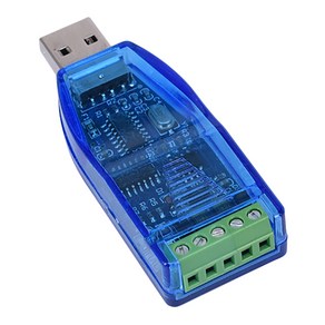 USB to RS485 통신 모듈 양방향 반이중 직렬 라인 컨버터, 하나, 푸른, 1개