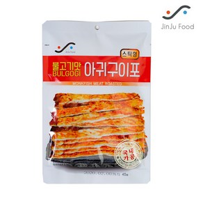 진주식품 불고기맛 아귀구이포 45g, 1개