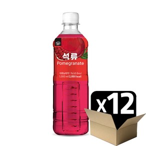 대호 석류(농축액) 1000ml X 12개, 1L