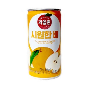 과일촌 시원한 배 175mlx30캔x2박스, 175ml, 60개