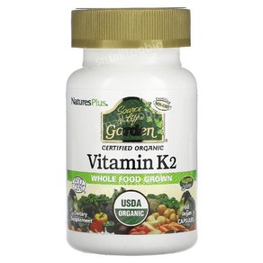 네이처스플러스 비타민k2 mk7 소스오브라이프 가든 60캡슐 메나퀴논 vitamin k2, 60정, 1개