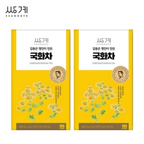 쌍계명차 김동곤명인이 만든 국화차 100T x 2개 (200T), 500mg, 100개입, 200개