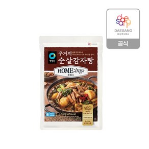 청정원 호밍스 우거지순살감자탕 700g 맛있는 간편식 한국식품, 1개