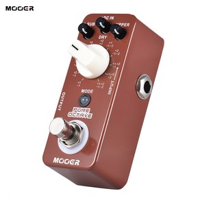 MOOER PURE OCTAVE 미니 옥타브 기타 이펙트 페달 11 모드 트루 바이패스 풀 메탈 쉘, 1개