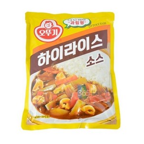 [오뚜기 하이라이스 1kg 50인분] 대용량 간편 과립형 소스 분말 가루 업소용 가정용, 1개