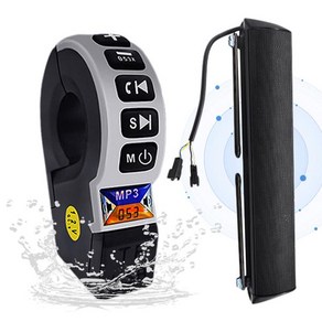 핸들 바 마운트 MP3 음악 플레이어 오토바이 스피커 방수 블루투스 호환 AUX USB TF 스쿠터 자전거 오디오 앰프 12V, 01 CHINA
