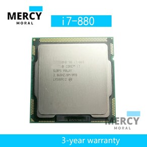 레귤레이터 I7 880 인텔 코어 i7880 쿼드 I7-880 3.06GHz / 8MB 슬롯 LG 호환A1156 SLBPS 프로세서