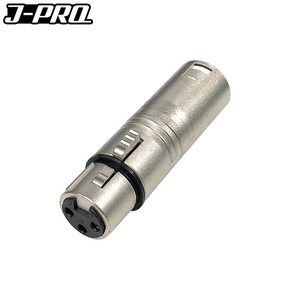 J-PRO JC12 XLR 캐논암-XLR 캐논수 변환 젠더 커넥터, 본상품선택