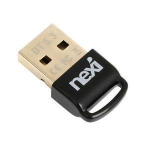 넥시 NX-BT53R USB 동글 블루투스 v5.3 / NX1345, 1개