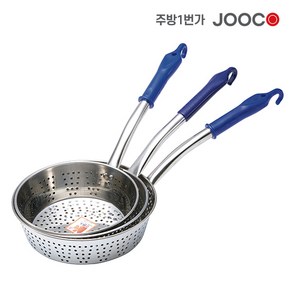 주방1번가 주코(JOOCO) 로터스 타공 건지기 스텐건지기 거름망 뜰채 채망, 소 / 180x53x440mm, 1개