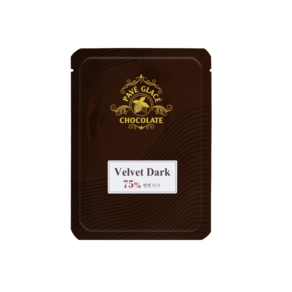 파베글라스 다크 커버춰 리얼 초콜릿 75% Velvet Dak Couvetue Real Chocolate, 1개, 100g