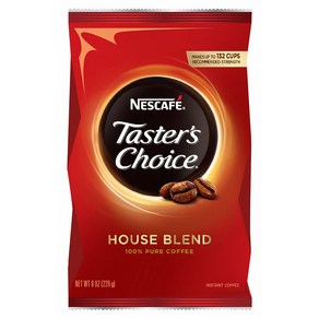 Nescafe 네스카페 까페 미국 인스턴트 커피 테이스터스 초이스 하우스 블렌드 라이트 로스트 8oz(226g)