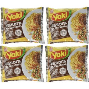 4개세트 Yoki Seasoned Cassava Flou 17.6oz, 4개, 500g