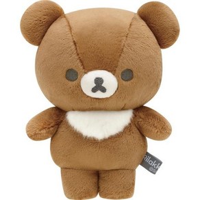 산엑스 리락쿠마 NEW BASIC RILAKKUMA 2탄 차이로이코구마 곰돌이 인형, 1개