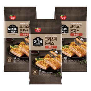 동원 퀴진 크리스피 돈까스 통등심 480g 3개