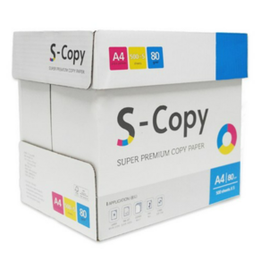 S-copy A4 80g 백색, 2500매