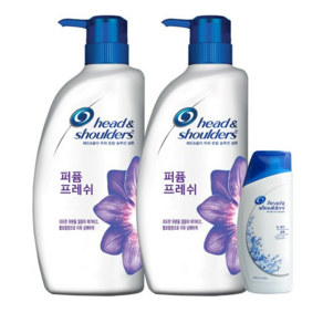 헤드앤숄더 퍼퓸 프레쉬 샴푸 750ml 2개 + 헤드앤숄더 딥클린 샴푸 90ml 1개, 2세트