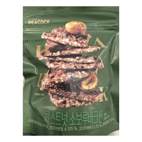 피코크 체스트넛소보루 바크씬 200g, 2개