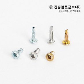 일반 스텐 와셔붙이 직결나사 피스 봉지판매(13mm ~ 100mm), 1.백도금, WF #8-13, 1개