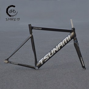 쓰나미 snm200 frameset 700c 알루미늄 고정 기어 자전거 바디 프레임