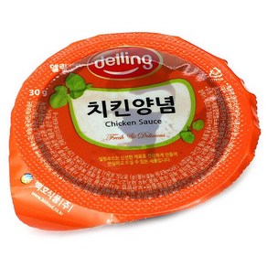 델링 일회용 치킨양념소스 한박스(30g x 100ea) 한식 중식 일식 요리 소스 코스트코, 30g, 100개