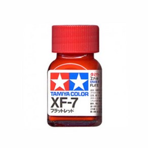 (80307) 타미야 에나멜 도료 XF-7 플랫 레드 무광 10ml