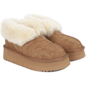 오즈어그웨어 UGG 아드리안 앵클 플랫폼 양털 부츠 (OUW108P-CHESTNUT)