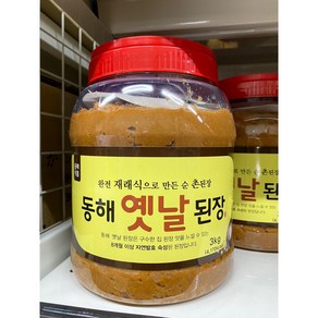 동해 토종맛 된장 자연발효 숙성 된장 3kg, 1개