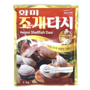 화미 조개다시, 1kg, 6개