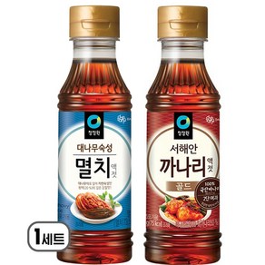 청정원 멸치액젓500g + 까나리액젓 500g [1+1], 1세트, 1kg