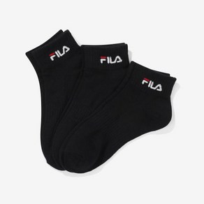 [FILA 본사공식] 발목양말 3매입 (FS3SCF6302X_BLK)