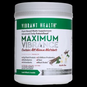 Vibant Health Maximum Vibance Vanilla 15서빙, 1개