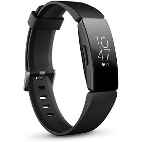 Fitbit Inspire HR 심박수 및 피트니스 트래커 프리 사이즈(S L 밴드 포함) 1개