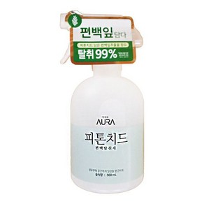 엘지 아우라 피톤치드 편백탈취제 숲속향 500ml 1개 섬유탈취