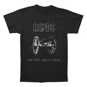 ROCKPANDA ACDC Fo Those About To Rock Black 반팔티