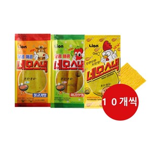 네모스낵 불고기맛 10개 + 매콤한맛 10개 + 후라이드 치킨맛 10개 + 밀키타 캔디, 1세트, 13g