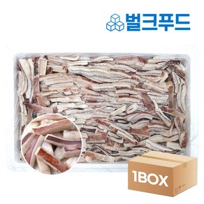 대왕오징어 귀채 18kg 냉동오징어채 손질오징어 업소용