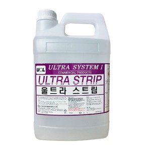 울트라스트립 3.75L 고농축 바닥 왁스 박리제 피막제 찌든때 제거 청소 세제 울트라켐, 1개