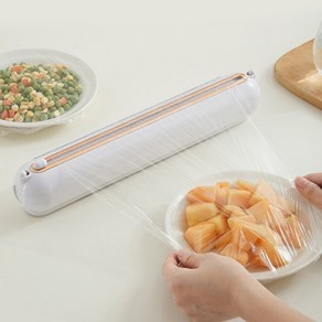 네바스 주방 랩 커팅기 자석 호일 비닐랩 커터기, 1개, 화이트