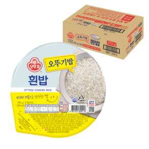 오뚜기 흰밥, 210g, 24개