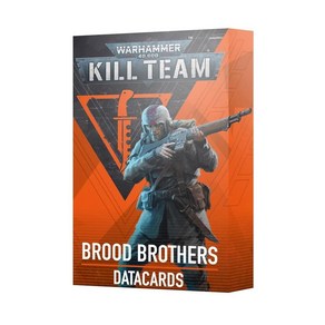 Games Wokshop 워해머 40k: Kill Team: Bood Bothes Datacads 소장용 피규어 성인, 1개