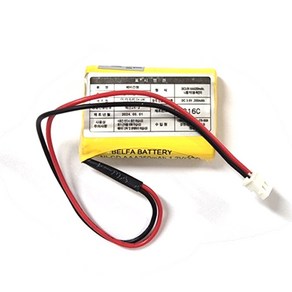 [소방용배터리] DC 3.6V AAA350mah 니켈카드뮴 축전지 1X3 350 예비전원 유도등, 1개