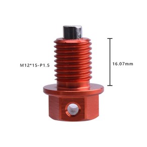 마그네틱 오일 드레인 플러그 패키지 섬프 엔진 드레스 업 M10 * 1.25M10*1.5M12 1.5 M14 M18 1.5M12 1.25 M16, [11] m12x1.5, 1개