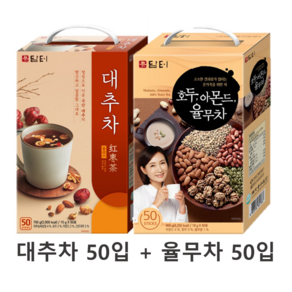 담터 호두아몬드 율무차 50T x 1개 + 대추차