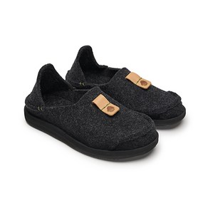 사토리산 우와바키 울 블랙 로퍼 UWABAKI WOOL BLACK 1200940101 - 221253