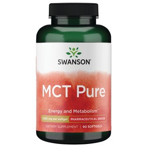 스완슨 울트라 MCT 퓨어 1000mg 소프트젤, 1개, 90정