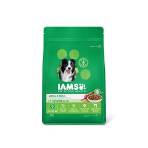 아이엠즈 1세이상 성견용 1.5kg 강아지건사료, 없음, 1개